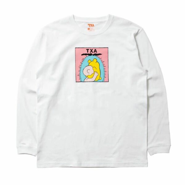 TXA Gakiya position long-sleeved T-shirt white