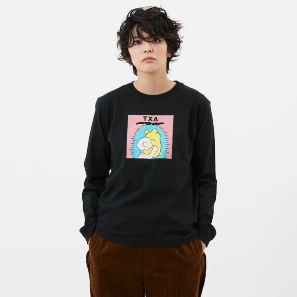 TXA Gakiya position long-sleeved T-shirt black