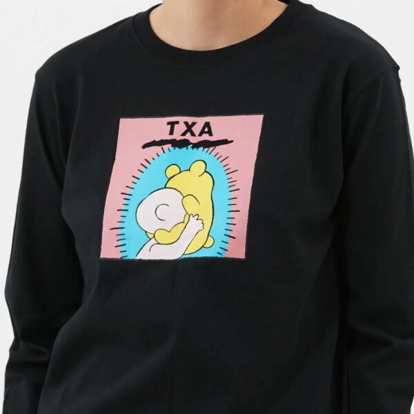 TXA Gakiya position long-sleeved T-shirt black