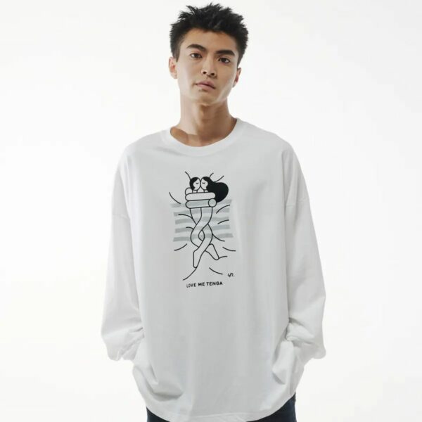 TXA unpis long sleeve t-shirt white