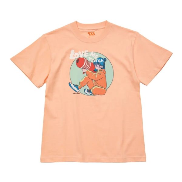 Titip-Jepang-TXA-Bob-aka-Enchan-Short-Sleeve-T-shirt-Apricot