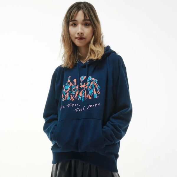 TXA OTANIJUN pullover hoodie navy