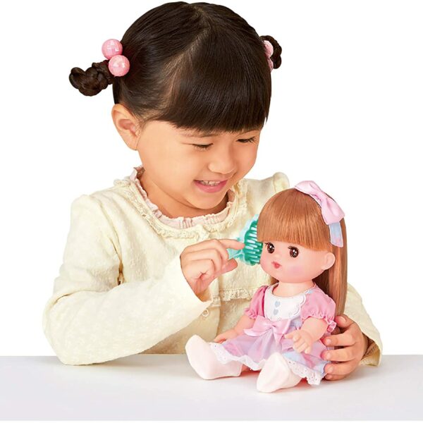 Mell-chan Doll Set with Ome Pachikuri Long Hair