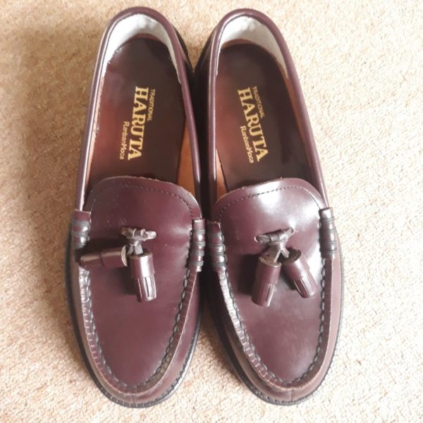 Titip-Jepang-Sepatu-Loafers-HARUTA-Coklat-Size-24.5
