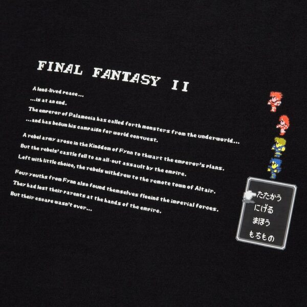 FINAL FANTASY 35th Anniversary UT Graphic T-shirt FINAL FANTASY II