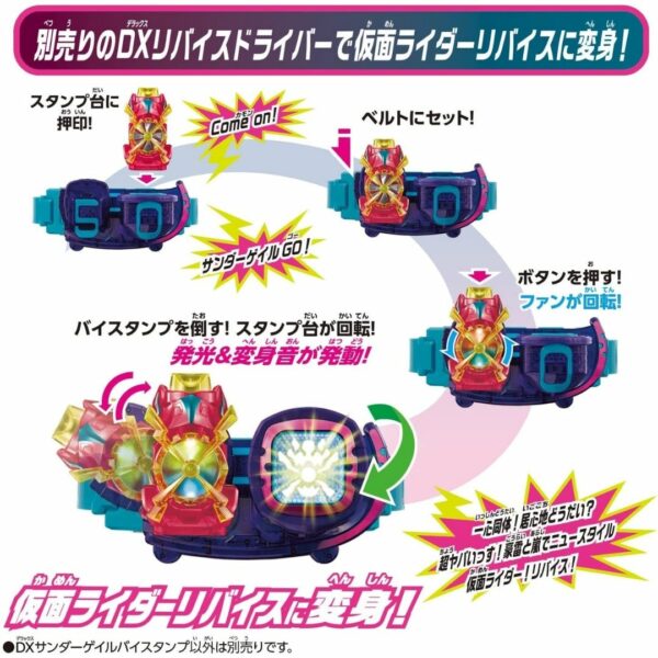 Kamen Rider Revise DX Thunder Gail By Stamp