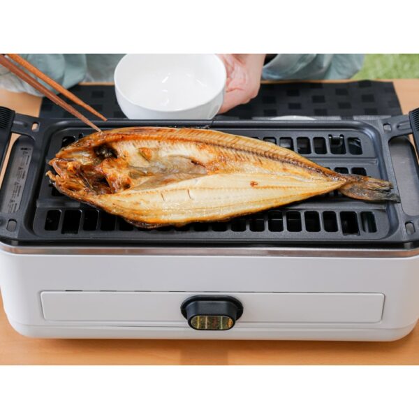 Smokeless and Delicious "W Grill for Meat and Fish"