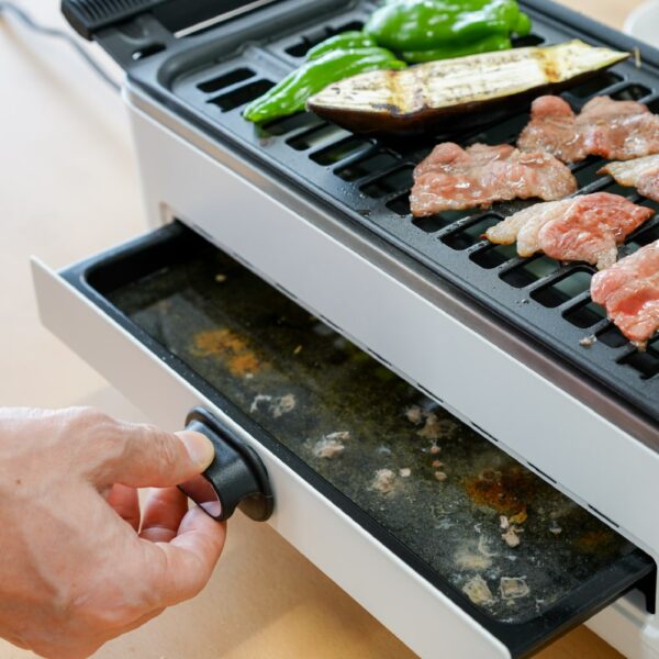 Smokeless and Delicious "W Grill for Meat and Fish"