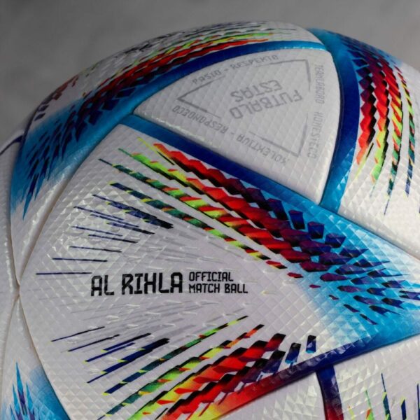 2022 FIFA WORLD CUP QATAR TOURNAMENT OFFICIAL MATCH BALL - AL RIHLA PRO