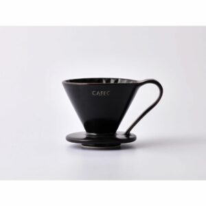 CAFEC Matte Black Cup 1 Flower Dripper