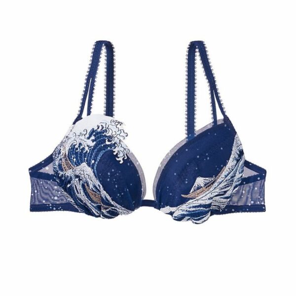 "PEACH JOHN Master's Bra Hokusai Blue"