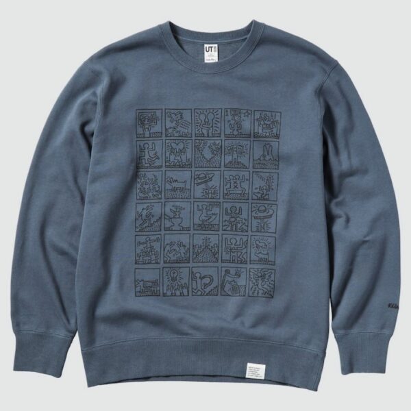 Keith Haring 1st Exhibition Sweatshirt 08 DARK GRAY