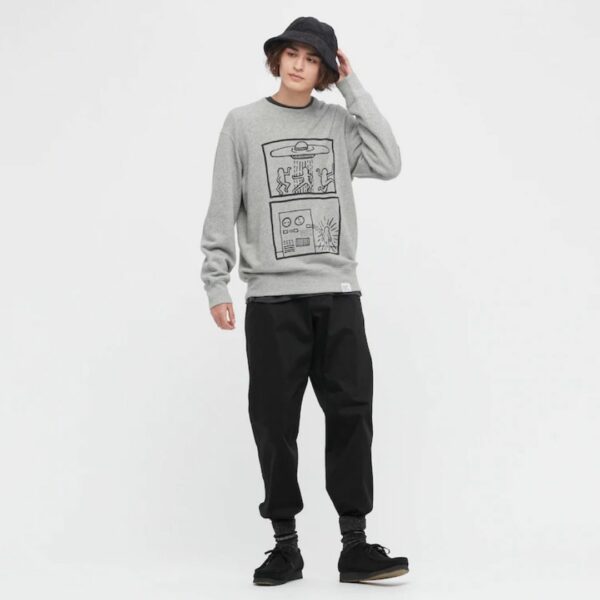 Keith Haring 1st Exhibition Sweatshirt 03 GRAY