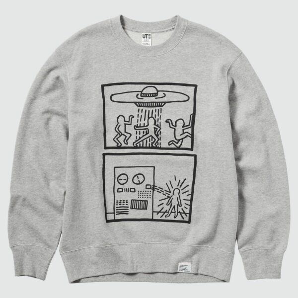 Keith Haring 1st Exhibition Sweatshirt 03 GRAY