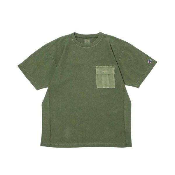 Titip-Jepang-Champion-REVERSE-WEAVE-SS-T-SHIRT-OLIVE