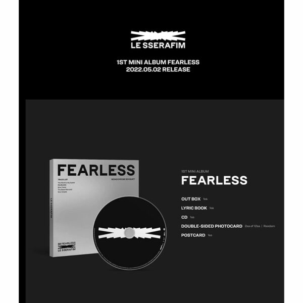 [CD] 1st Mini Album `FEARLESS' (Monochrome Bouquet Ver.)