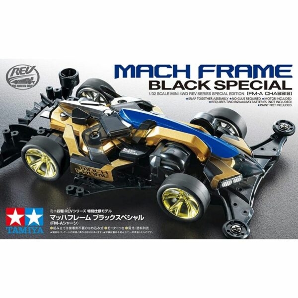 Tamiya 95587 Mini 4WD Special Edition Product Mach Frame Black Special FM-A Chassis