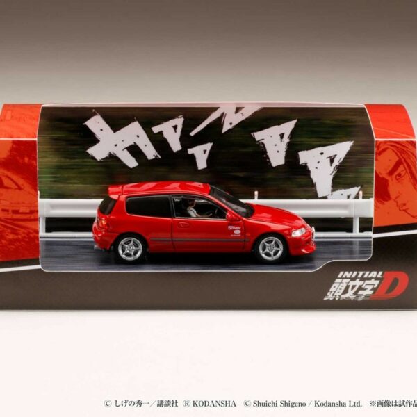 Honda Civic (EG6) Myogi Night Kids / Shingo Syouji (w/Initial D Driver Figure, Diorama Set) (Diecast Car)