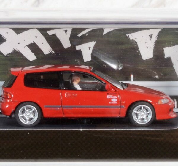 Honda Civic (EG6) Myogi Night Kids / Shingo Syouji (w/Initial D Driver Figure, Diorama Set) (Diecast Car)