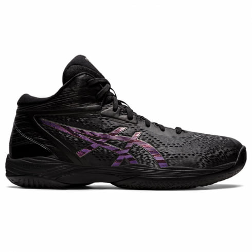 ASICS GELHOOP V14 EXTRA WIDE GELHOOP V14 1063A051 Basketball shoes Bash 4E:  Black x Purple asics - TITIP JEPANG