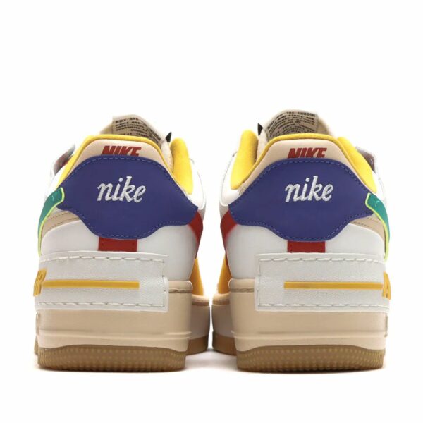 NIKE W AF1 SHADOW SUMMIT WHITE/NEPTUNE GREEN-YELLOW