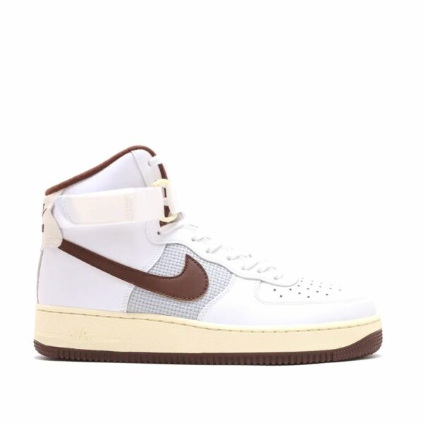 NIKE AIR FORCE 1 HIGH '07 LV8 WHITE / LT CHOCOLATE-GREY FOG-COCONUT MILK