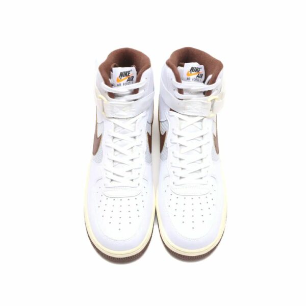 NIKE AIR FORCE 1 HIGH '07 LV8 WHITE / LT CHOCOLATE-GREY FOG-COCONUT MILK