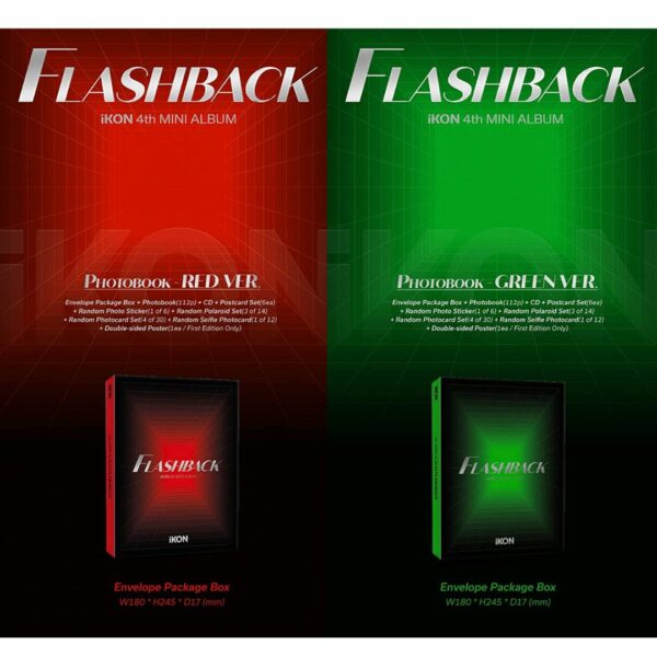 [CD] iKON - FLASHBACK [PHOTOBOOK VER.] 4th Mini Album (B Ver.)