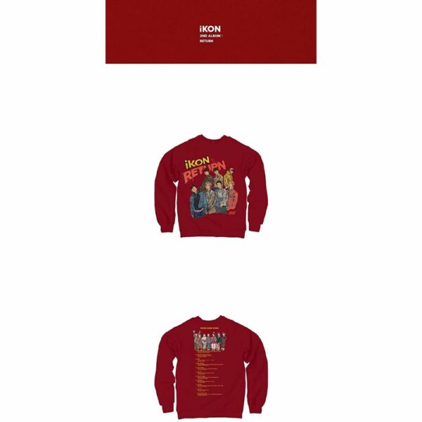 iKON Sweatshirts Sweatshirt T-Shirt Long Sleeve