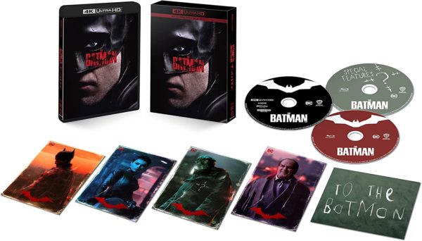 POTJ0622-052 TITIP JEPANG [Movie BD] THE BATMAN- (4K ULTRA HD & Blu-ray set) (3 discs / with 4 types of character cards in original envelope) [4K ULTRA HD + Blu-ray]