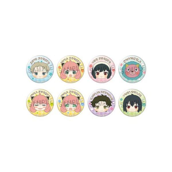 Titip-Jepang-METAL-BADGE-COLLECTION-SPY-X-FAMILY-FLUFFY-SQUEEZE-BREAD-PER-BOX-8-PC