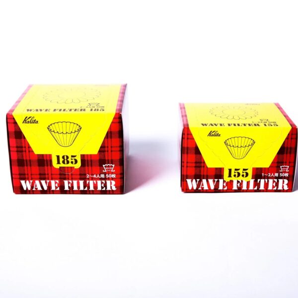 Kalita Wave Paper Filter White 185, 50 Sheets