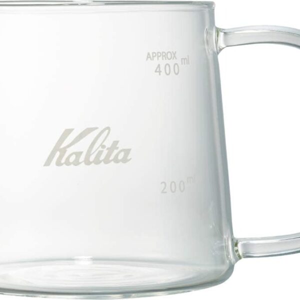 Kalita #31276 Heat Resistant Glass Coffee Server, Jug 13.5 fl oz (400 ml)