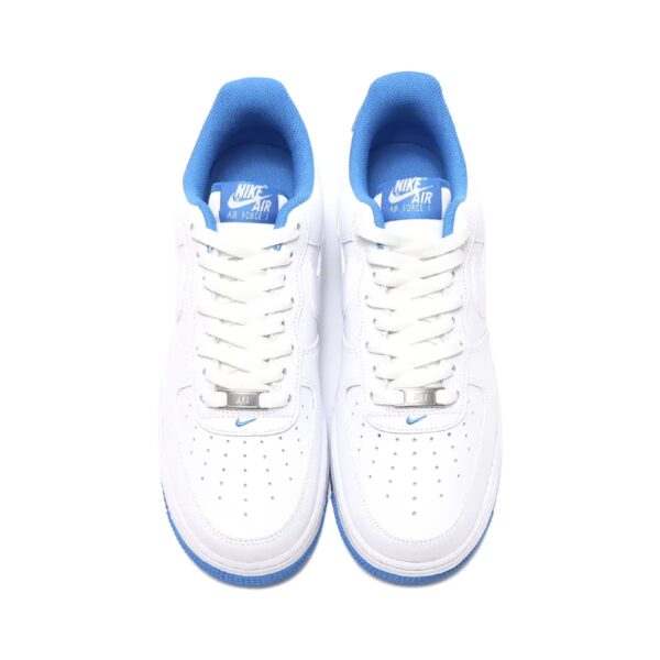 NIKE AIR FORCE 1 '07 WHITE/WHITE-LT PHOTO BLUE 22FA-I