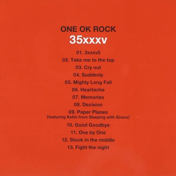 [CD] ONE OK ROCK - 35xxxv