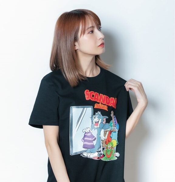 Tom and Jerry collaboration T-shirt BLACK