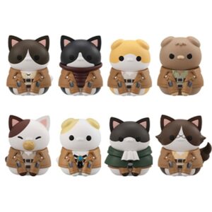 [Mini Figure] MEGA CAT PROJECT Attack on Titan Attack on Titan Nyanko Survey Corps Gathering Nyan! 8 pieces BOX