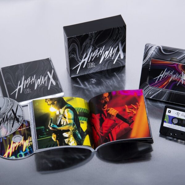 [CD+DVD] - B'z - Highway X [First Press Limited Editon] (Stainless Charm) Include (Photo Booklet + Cassette Tape)