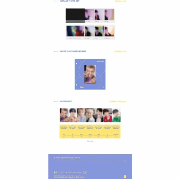 [BD] BTS - Memories of 2021 Blu-ray + Pre-order Benefits