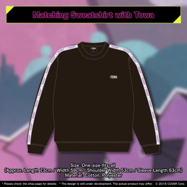 [Vtuber Goods] Towa Tokoyami - Sweatshirt that matches Towa