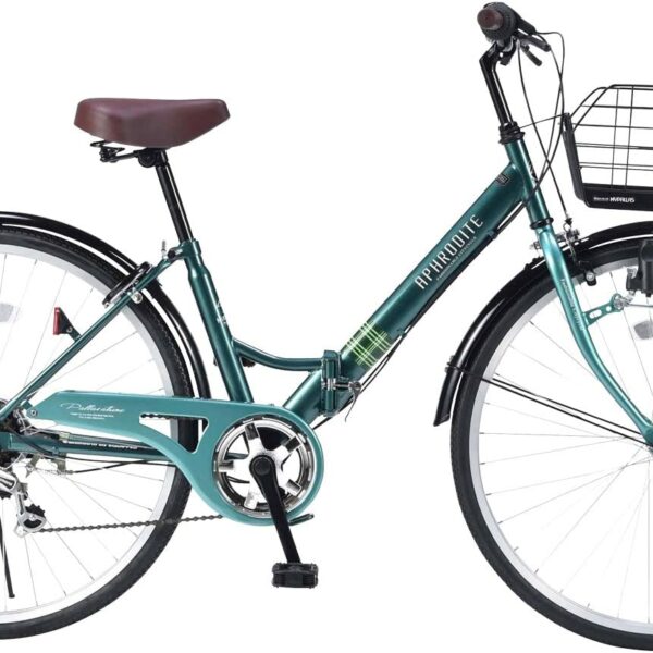 [Bicycle] My Pallas M-507 Folding City Cycle 26-Inch, 6-Speed, V-Shaped Frame, Puncture Resistant