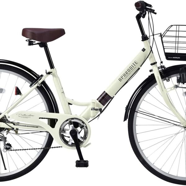 [Bicycle] My Pallas M-507 Folding City Cycle 26-Inch, 6-Speed, V-Shaped Frame, Puncture Resistant