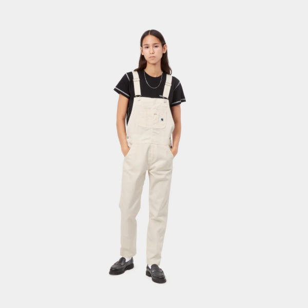 W BIB OVERALL Wax rinsed women's bib overalls