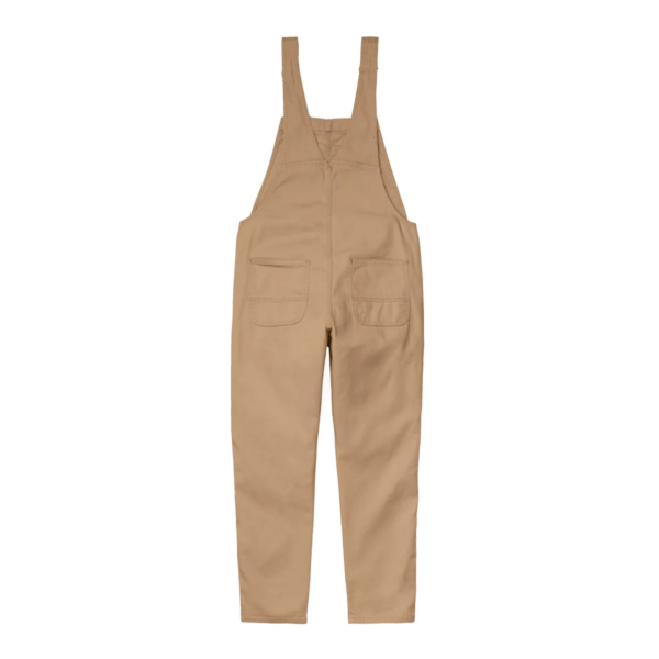 W BIB OVERALL - Dusty H Brown Rinse