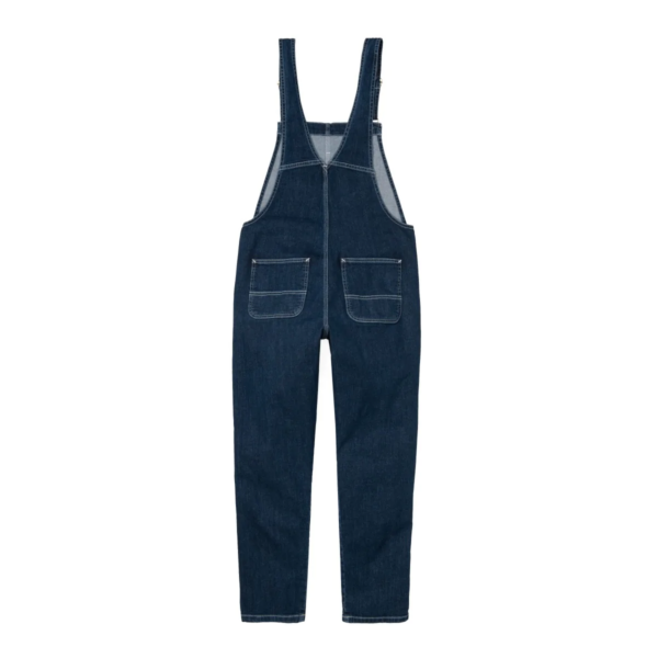 W BIB OVERALL - Blue stone washed