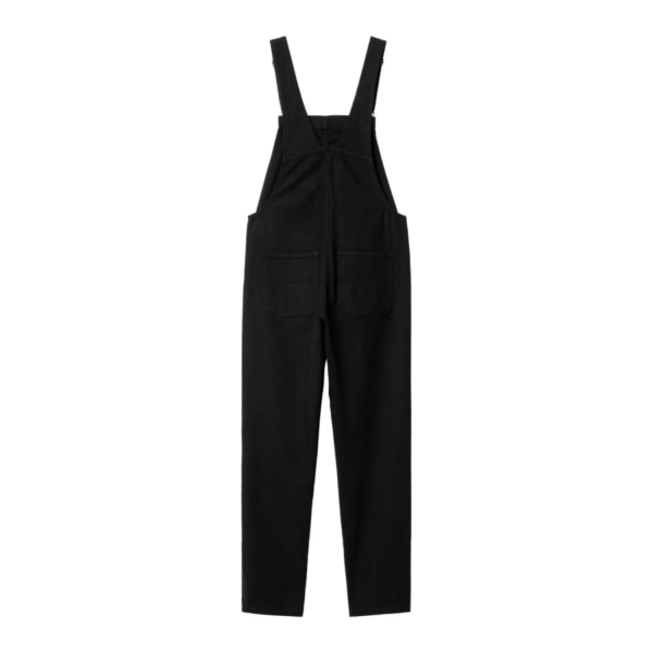 W BIB OVERALL - Black (rinsed)