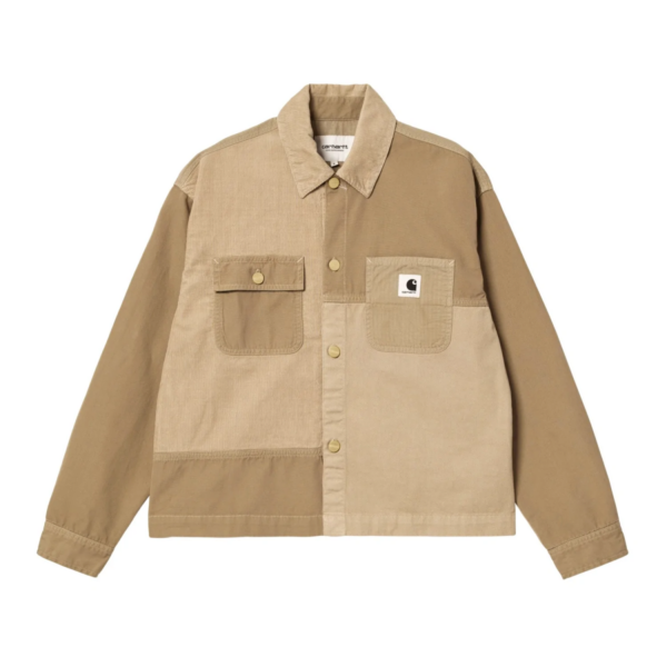 W MEDLEY SHIRT JAC - Dusty H Brown (garment dyed)