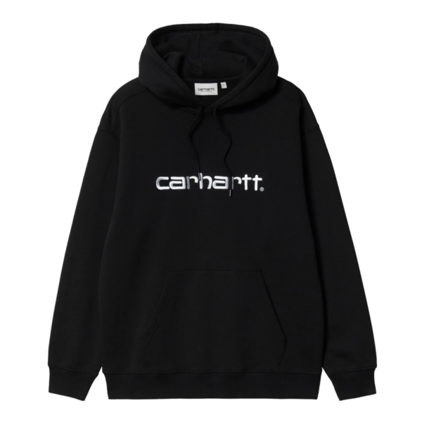 W HOODED CARHARTT SWEATSHIRT - Black / White