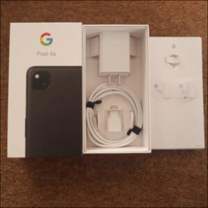 Charger google pixel 4a + box