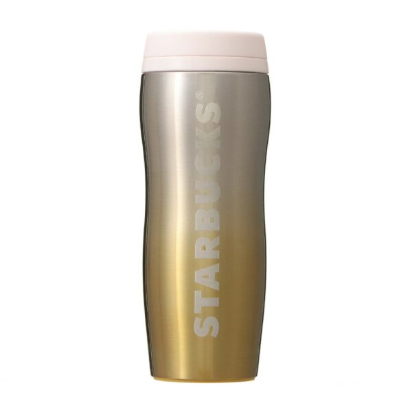 Starbucks Curved Stainless Bottle Gold Gradient 355ml